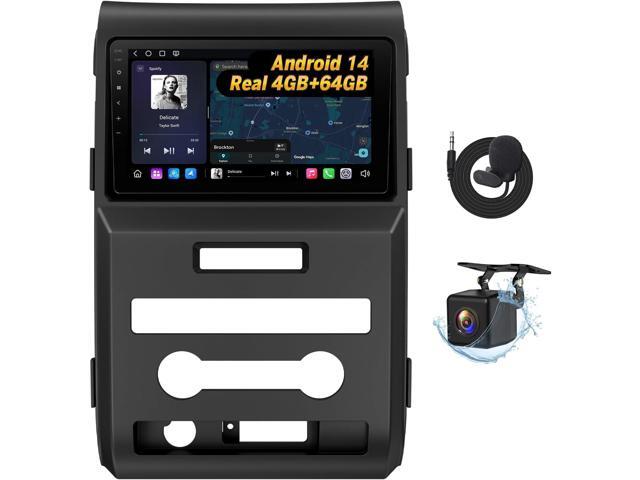 9 Car Stereo 4+64Gfor Ford F150 (2009-2014), Android 14 Wireless CarPlay & Android Auto, Bluetooth 5.4, Touch Screen GPS Navigation, Backup Camera...