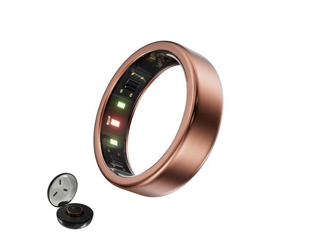 Smart Ring, Titanium Health & Fitness Tracker with Sleep, Heart Rate & SPO Monitoring, Ultra-Light, 46 Day Battery, No Subscription, for Women &...