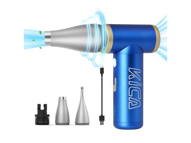 Electric Air Duster - Jet Fan 2S Rechargeable Air Duster, 117000RPM Brushless Motor, Metal Shell, 56 MPH Wind Speed, Jet Dry Blower for Keyboard,.