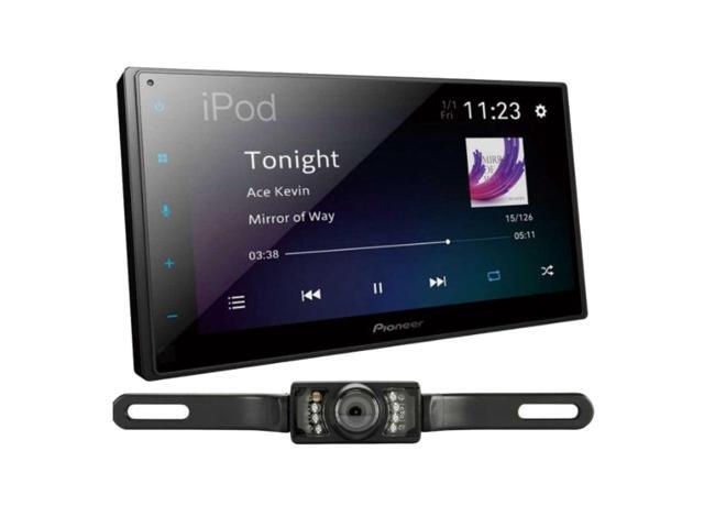 Pioneer DMH-1800NEX 6.8' Double-DIN Digital Multimedia Receiver with License Plate Style Backup Camera