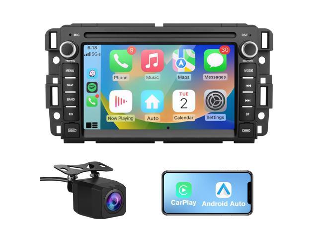 Car Stereo for Chevy Silverado Suburban Avalanche Impala Tahoe GMC Acadia 2007-2013, Android 13 Silverado Radio with CarPlay Android Auto Touch...