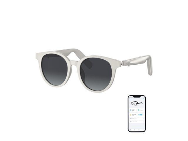 AI Glasses for Men & Women, Low Bridge Fit, Smart Sunglasses Powered by ChatGPT with 74-Language Translation, Bluetooth 5.4, 11H Music/9H Call,.