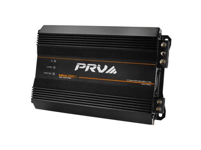MDX2500.1 1 Ohm Mini Car Audio Amplifier 1 Channel 2600 Watts RMS Ultra Compact Full Range Monoblock Class D Amp for Powersports, Motorcycles, ATV,...