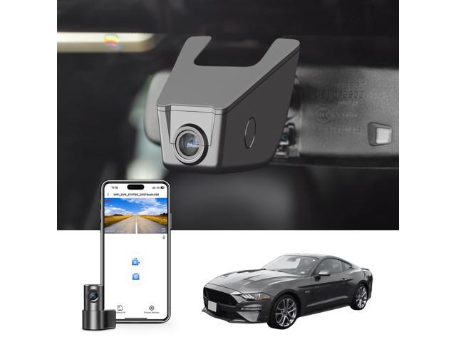 4K Dash Cam fit for Ford Mustang S550 2015-2021, EcoBoost Premium Convertible GT Premiun Mach Fastback, UHD 2160P Video, WiFi & App, G-Sensor, Loop...