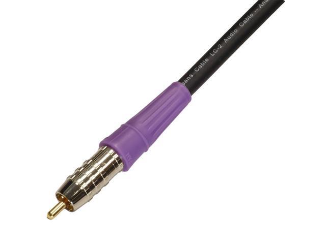 LC-2 Double-Shielded Low Capacitance Subwoofer Cable (Black, 20 Foot)