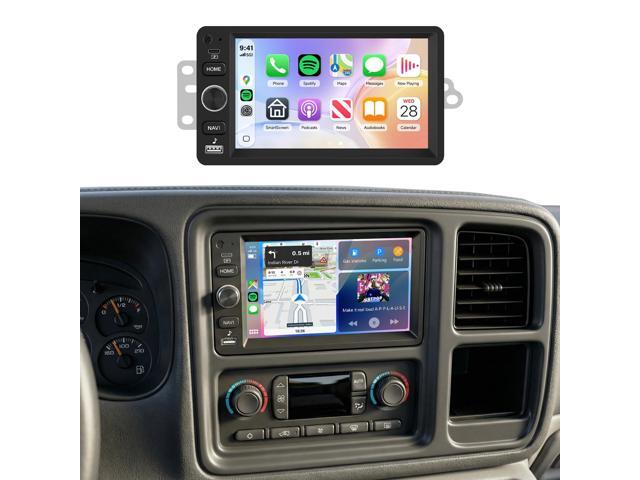 5Ghz WiFi 4G+64G Raido for Chevy Silverado SSR Tahoe 2003-2006,GMC Siera Yukon 2003-2006,Hummer H2 2003-2007 Car Stereo Wireless Carplay Android.