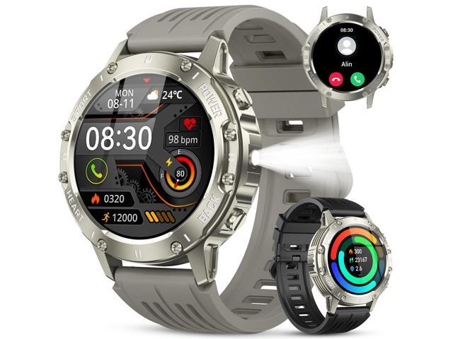 Smart Watch for Men Fitness Tracker: Smart Watches for Android Phones iPhone Bluetooth Waterproof Make Answer Call Digital Mens Watches Heart Rate...