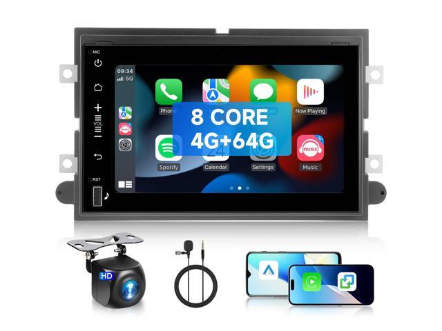 [8 CORE 4G+64G] Car Radio for Ford F150/ F250/ F350 2004-2014 with Wireless Carplay/Android Auto, 7 Inch Android 13 IPS Touch Screen Stereo,...