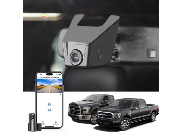 Front 4K & Rear 1080P Dash Cam fit for Ford F150 2013-2017 F250/F350 Super Duty 2015-2019 XLT Lariat King Ranch Raptor Limited Platinum(Model B),...