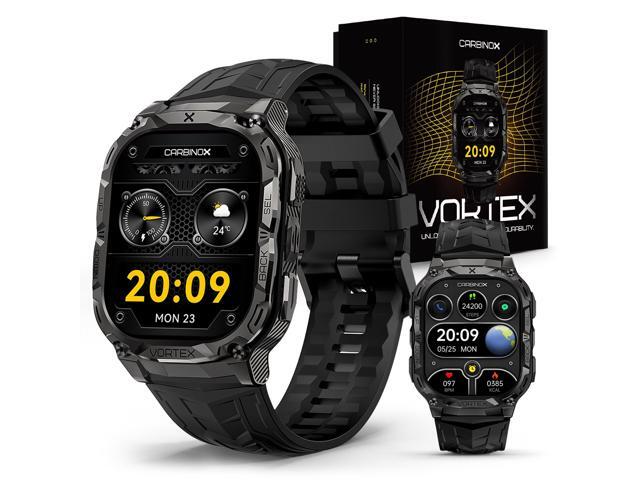 Vortex Smartwatch (Answer/Make Calls), Military-Grade Rugged Fitness Tracker, IP69K Waterproof, Sport Design for Active Lifestyles