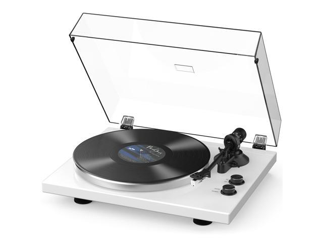 Vinyl Record Player Turntables with Wireless Output Connectivity Vinyls Players Belt-Drive 33 45 RPM Speed Phono Line USB Digital to PC Recording...