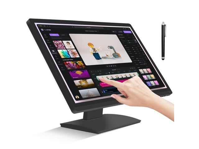 24 Inch Touchscreen Monitor, IPS FHD 1080P Touch PC Display, 100Hz, LED Backlit Multi-Touch Monitor, VESA, HDMI & VGA & USB Computer Touch Screen...