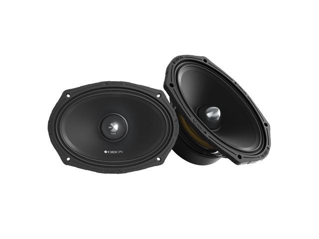 XTR XTX6954 High Efficiency 6x9 Mid-Range Bullet Loudspeakers, 1600W Max Power, 400W RMS, 4 Ohm, 2' Voice Coil - Pro Car Audio Stereo, Midrange.