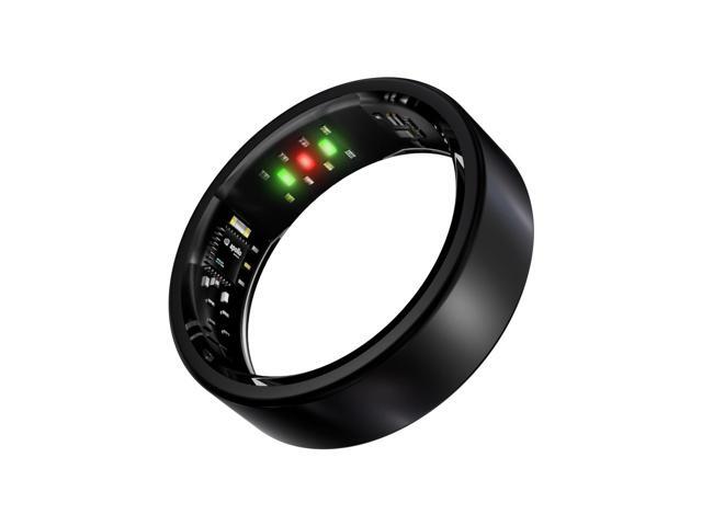 Titanium Smart Ring, Sleep & Activity Tracking Ring with Heart Rate, HRV, Stress Insights, 7-Day Battery Life, No Subscription, IP68 Waterproof,.