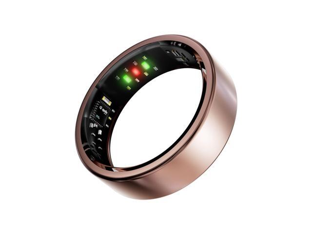 Titanium Smart Ring, Sleep & Activity Tracking Ring with Heart Rate, HRV, Stress Insights, 7-Day Battery Life, No Subscription, IP68 Waterproof,...
