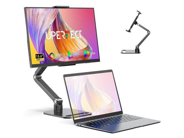 UPERFCET Portable Monitor, 15.6' 1080P 125% sRGB 2000:1 Contrast Ultra-Slim Laptop Monitor with Stand VESA USB-C Mini HDMI, Travel Second Screen...