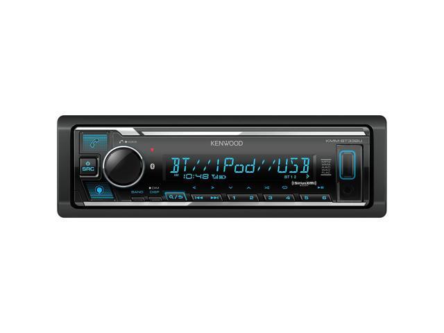 KMM-BT332U Bluetooth Single DIN Car Stereo with USB Port, AM/FM Radio, MP3 Player, Multi Color LCD, Detachable Face, Built in Amazon Alexa,...
