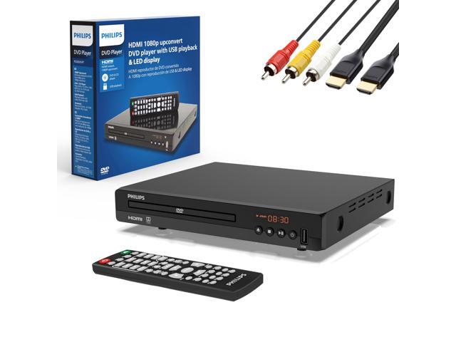 DVD Players for TV with HDMI Port 1080P All Region HD DVD Player for Smart TV USB Input Remote Control Device, Mini DVD CD Player for Home Stereo...