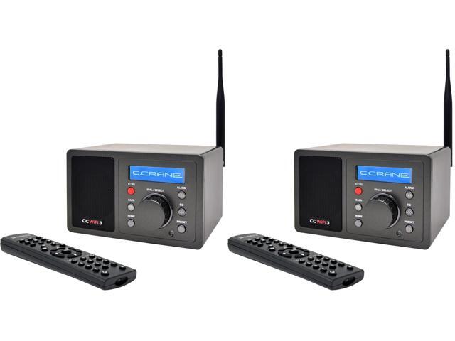 C. Crane CC WiFi 3 Internet Radio with Skytune, Bluetooth Receiver, Clock and Alarm with Remote Control, Access to Thousands of Radio Stations...