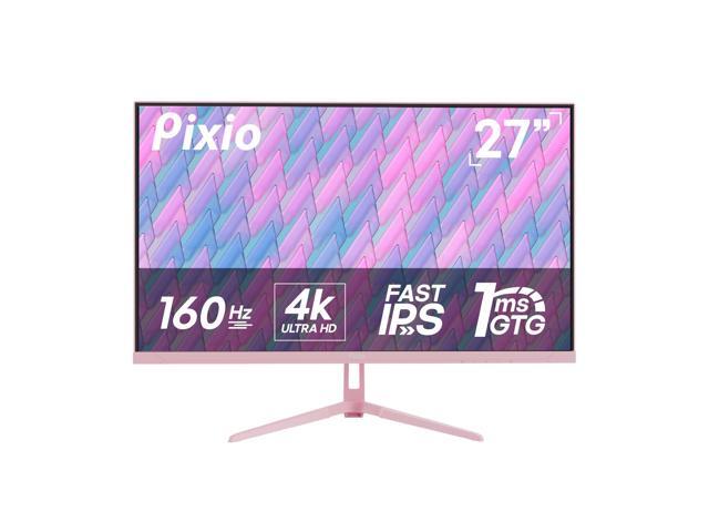 PX27U Wave Pink 27 inch 160Hz Refresh Rate 4K 3840x2160p Resolution Fast IPS Panel 1ms GTG Response Time Black Tilt Adjustable Gaming Monitor with...