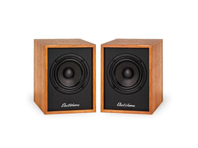 Huntley Powered Bookshelf Speakers with Built-in Amplifier and 3' Drivers for Turntable, TV, PC and Wireless Music Streaming Featuring Bluetooth 5,.
