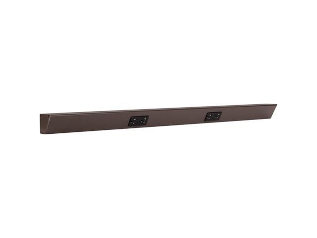 TR Series Angle Power Strip, 36 inch, 2 Dual Receptacles, Bronze