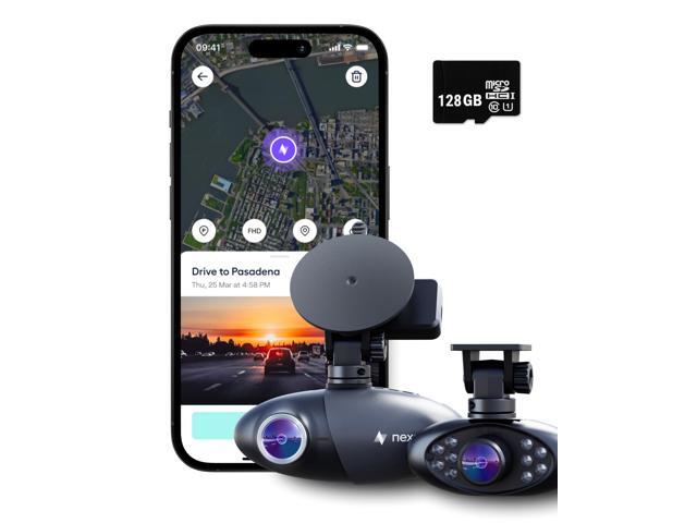 Pro Dash Camera for Cars Compact Dash Cam Front and Inside View with Night Vision & 24/7 Parking Mode Full HD Dashboard Camera with WiFi Wide...