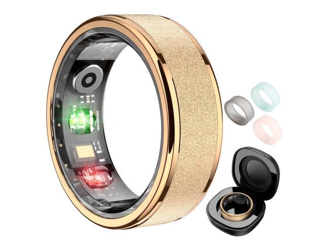 R10 Smart Ring, Smart Health Ring for Women, Features Heart Rate, Blood Oxygen, Sleep Monitoring, Pedometer, and Fitness Tracker, No Subscription...