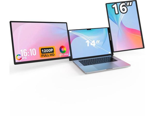 16' Laptop Screen Extender, Updated 1200P FHD Portable Monitor with 16:10 Aspect Ratio Screen, Rotation Detachable Screen, Laptop Monitor Extender...