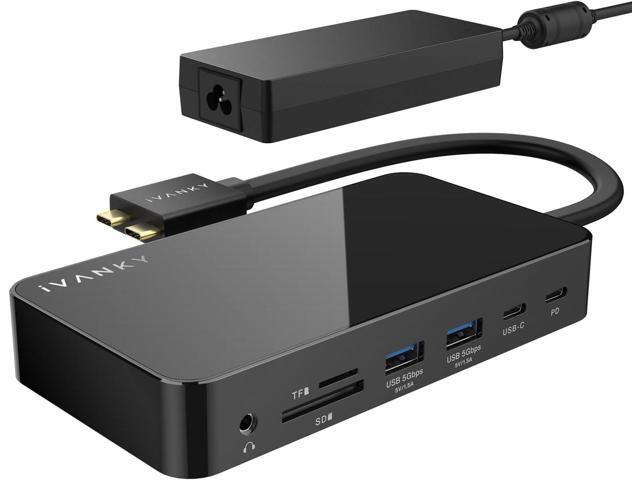12-in-2 FusionDock 1 for M5 MacBook Pro Docking Station Dual 4K@120Hz Monitor for M5/M4/M3/M2/M1 Pro/Max MacBook Neo,150W AC, SD/TF, USB, RJ45,...