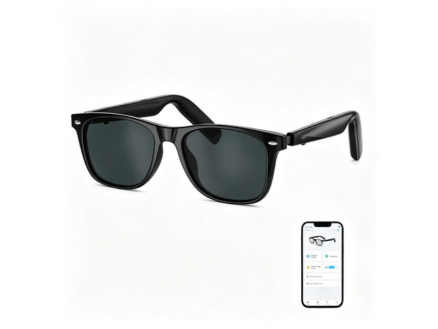 AI Glasses for Men & Women, Smart Glasses Powered by ChatGPT, AI Real-time Translation with 107 languages, 11H Music Play, Bluetooth Sunglasses...