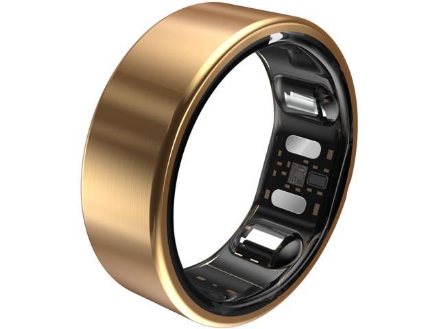 Slim Smart Ring Size Before You Buy No Subscription Fee Titanium Fitness Tracker, Tracking for Sleep, Steps, HRV, Womens Health, iOS & Android...