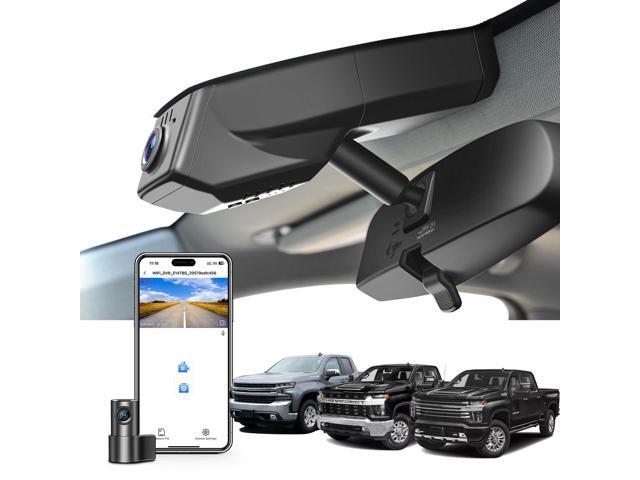 Front 4K & Rear 1080P Dash Cam for Chevy Silverado 1500 2019-2021, 1500 Limited 2022 and HD 2020-2023 (Model B), Model B & Model A have Same Models.