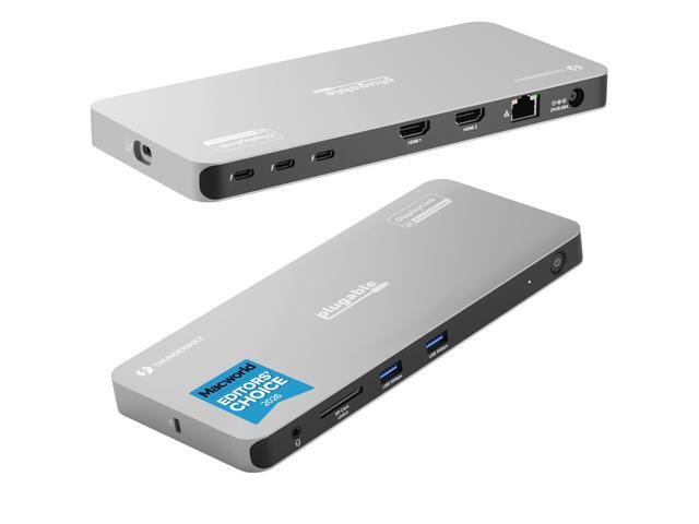 Thunderbolt 4 Dock for Quad Monitors 100W, Thunderbolt Docking Station Connects up to Four 4K Monitors for Windows and Mac Laptops, 2x HDMI, 4x.