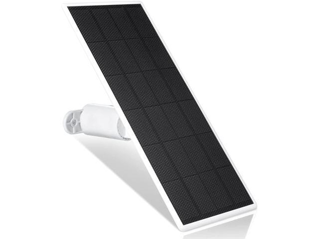 Solar Panel, Solar Panel Charger for Google Nest Cam Outdoor or Indoor, Battery - 2.5W Solar Power - Camera Solar Panels Made for Google Nest (1 Pack)