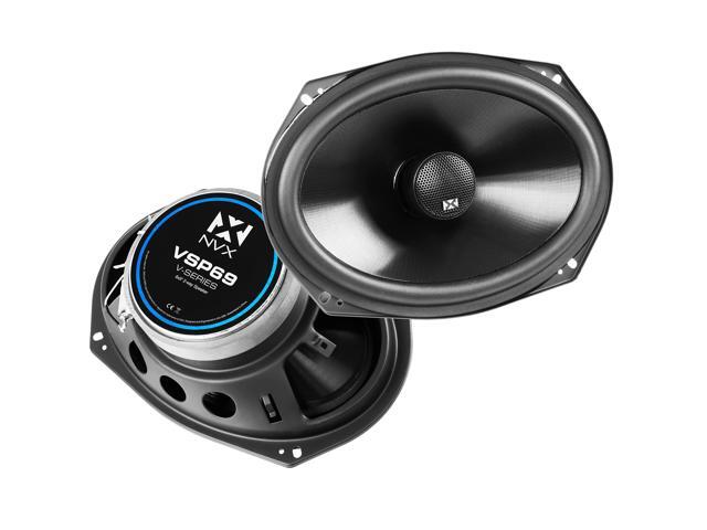 VSP69 900W Peak (300W RMS) 6x9 V-Series 2-Way Coaxial Speakers with 25mm Silk Dome Tweeters