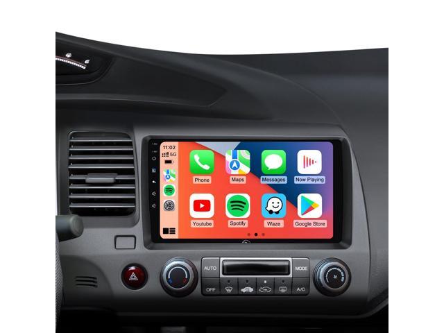 9' Car Stereo Radio for Honda Civic 2006 2007 2008 2009 2010 2011 - Wireless CarPlay Android Auto 5G WiFi GPS Navigation IPS HD Touchscreen ...