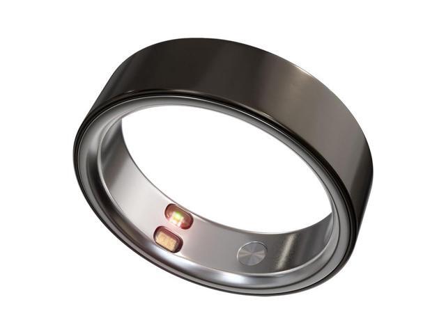 Smart Ring Health Tracker 5ATM Waterproof Sport Ring Exclusive Vibration Alerts Titanium Blood Oxygen/Sleep/Emotional Management Women Cycle.
