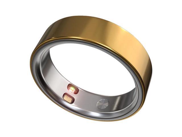 Smart Ring Health Tracker 5ATM Waterproof Sport Ring Exclusive Vibration Alerts Titanium Blood Oxygen/Sleep/Emotional Management Women Cycle.