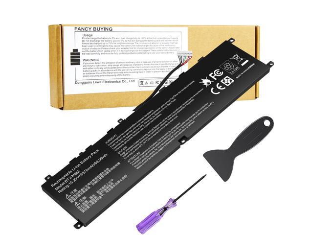 BTY-M6M 4ICP8/35/142 Laptop Battery for MSI GS66 Stealth 10SE 10SF 11UE 11UH GE66 Raider 10UG 11UG GE76 for Dragon Tiamat 11UH WS66 10TM 11UMT...