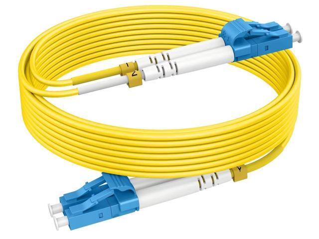 1000ft(300m) OS2 LC to LC Single Mode Fiber Patch Cables, Options 7inch~1000ft, Fiber Optic Cable 10G SMF LSZH Duplex 9/125m OD 2.0mm