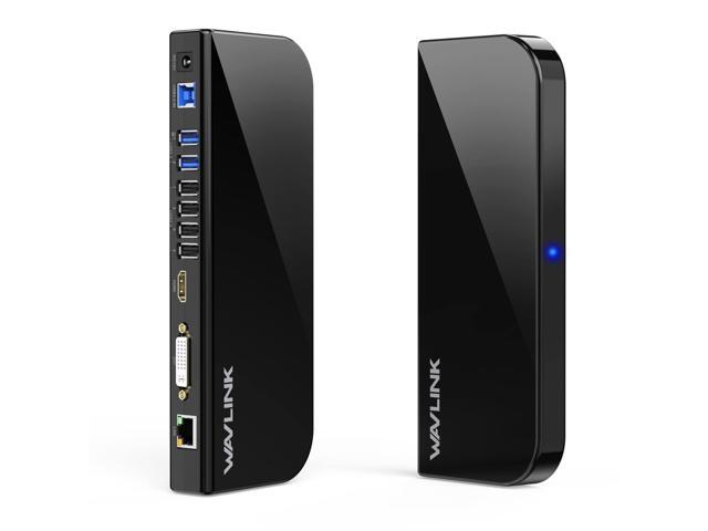 USB Laptop Docking Station Dual Monitors, DisplayLink Laptop Dock for M1-M5 Mac/MacBook Neo, Windows, ChromeOS(HDMI & HDMI/DVI, 6xUSB Ports, LAN,.