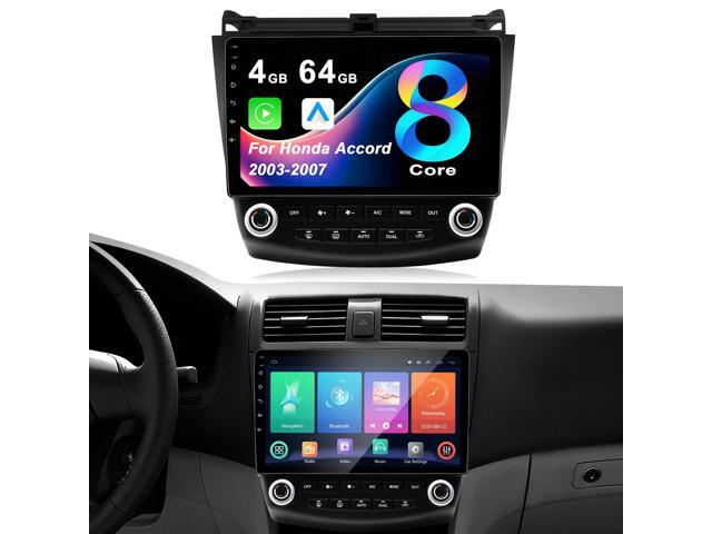 8 Core 4G+64G Car Radio Stereo for Honda Accord 2003-2007: Upgrade Android 15 10.1' 1280*720 Touchscreen Wireless CarPlay Android Auto, Bluetooth,.