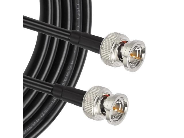 SDI Cable 200ft Long Heavy Duty BNC Cable 75 Ohm Belden 1694A Black SDI Cord,Support HD-SDI/3G-SDI/6G-SDI/4K/8K Video,for Blackmagic Converter Camera
