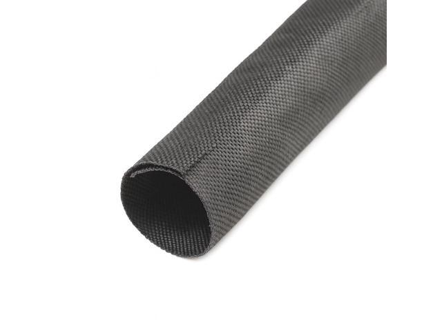Woven Mesh Split-Sleeve Wire Loom for High-Temperature Automotive Harness and Home Cable Management - 25 feet (1.5')