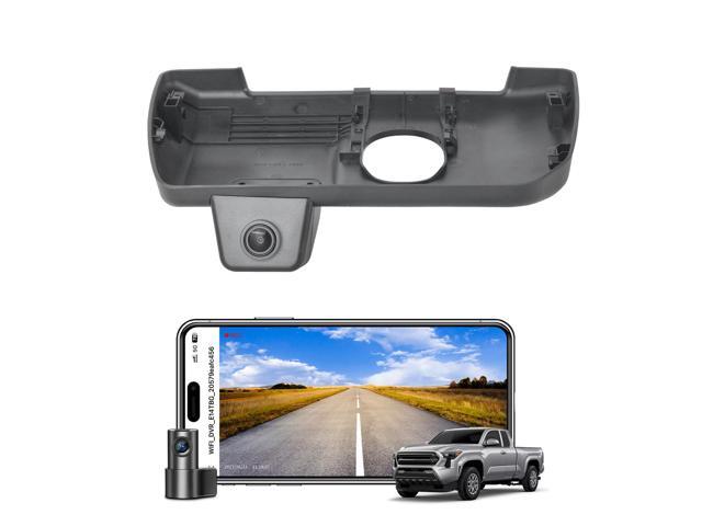Front 4K & Rear 1080P Dash Cam Custom fit for Toyota Tacoma & Hybrid 2024 2025 2026(Model B), SR SR5 TRD Sport Pro Pre-Runner Off Road Limited etc,...