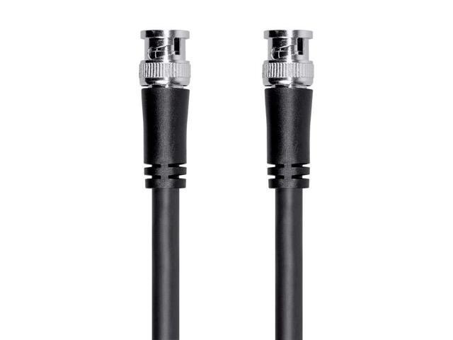 HD-SDI RG6 BNC Cable - 75-ohm Impedance, 18AWG, 300 Feet, Black - Viper Series, 300ft