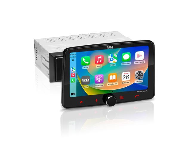 BVCP9700A-FL Single DIN Car Stereo Wireless Apple CarPlay, Android Auto, 7 Inch Touchscreen, Bluetooth, AM/FM Radio Receiver