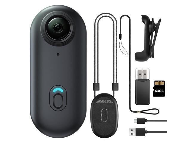 4K 64GB Mini Body Camera, Wearable Action Body Cam, Thumb Size Hands Free Recording Body Worn Camera, Premium Portable Camcorder Mount Anywhere for...