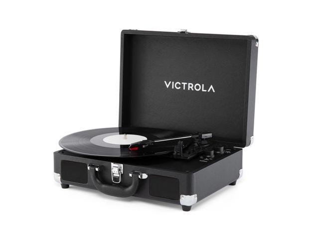 Journey II (2025 Model) Bluetooth Suitcase Record Player Built-in Stereo Speakers with Enhanced Bass, 3-Speed Turntable, Bluetooth Input and.